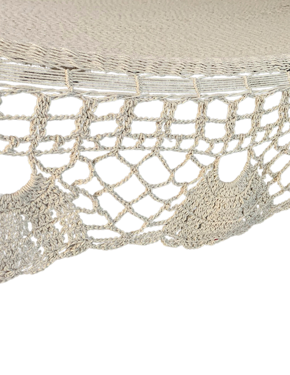 courbe avec macramé