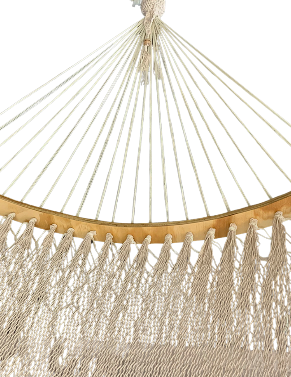 courbe avec macramé