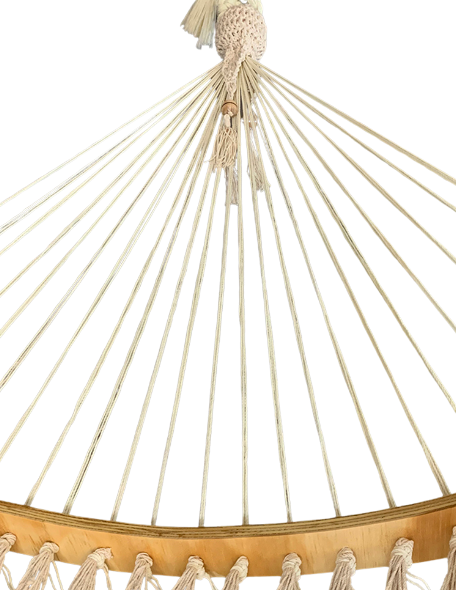courbe avec macramé