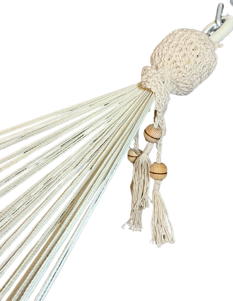 courbe avec macramé