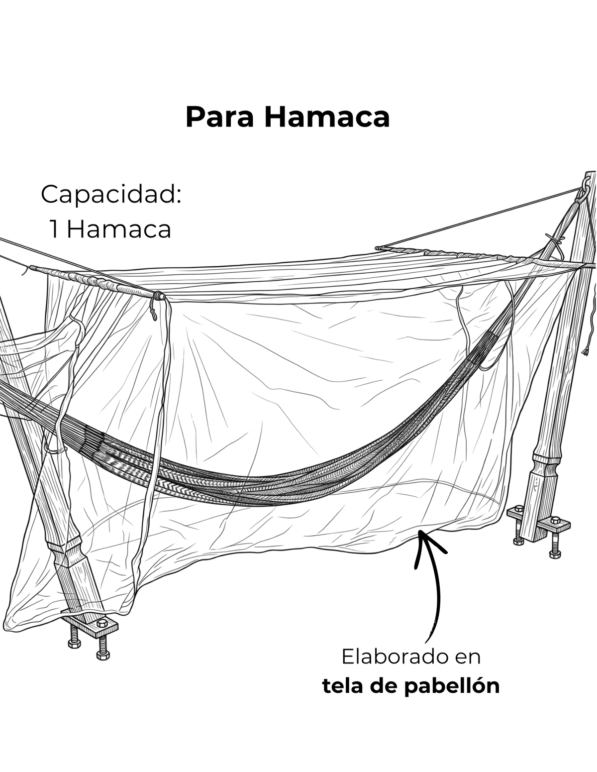 Mosquitero para Hamaca Ficha