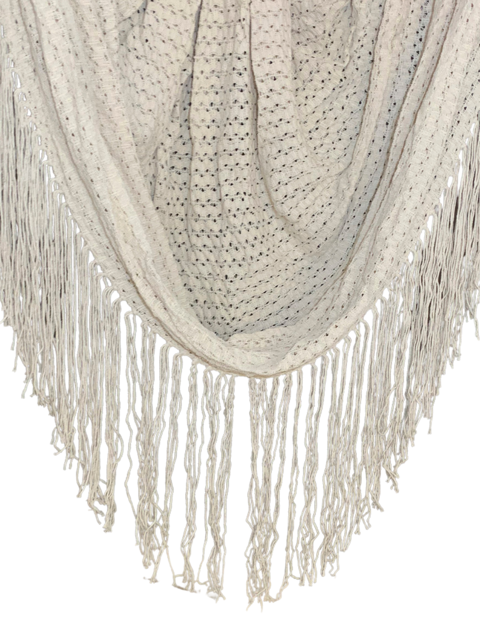 Curved Fabric with Waterfall