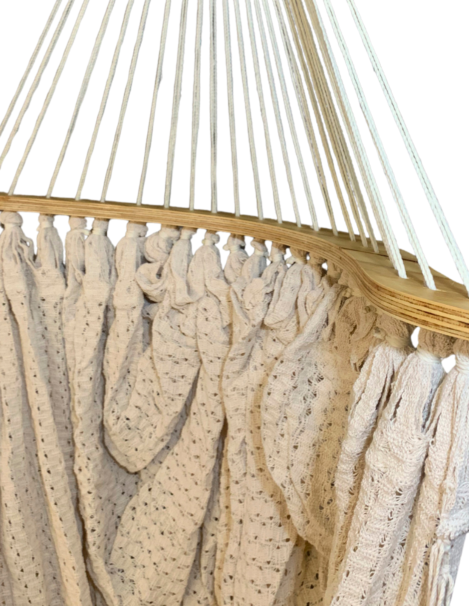 Curved Fabric with Waterfall