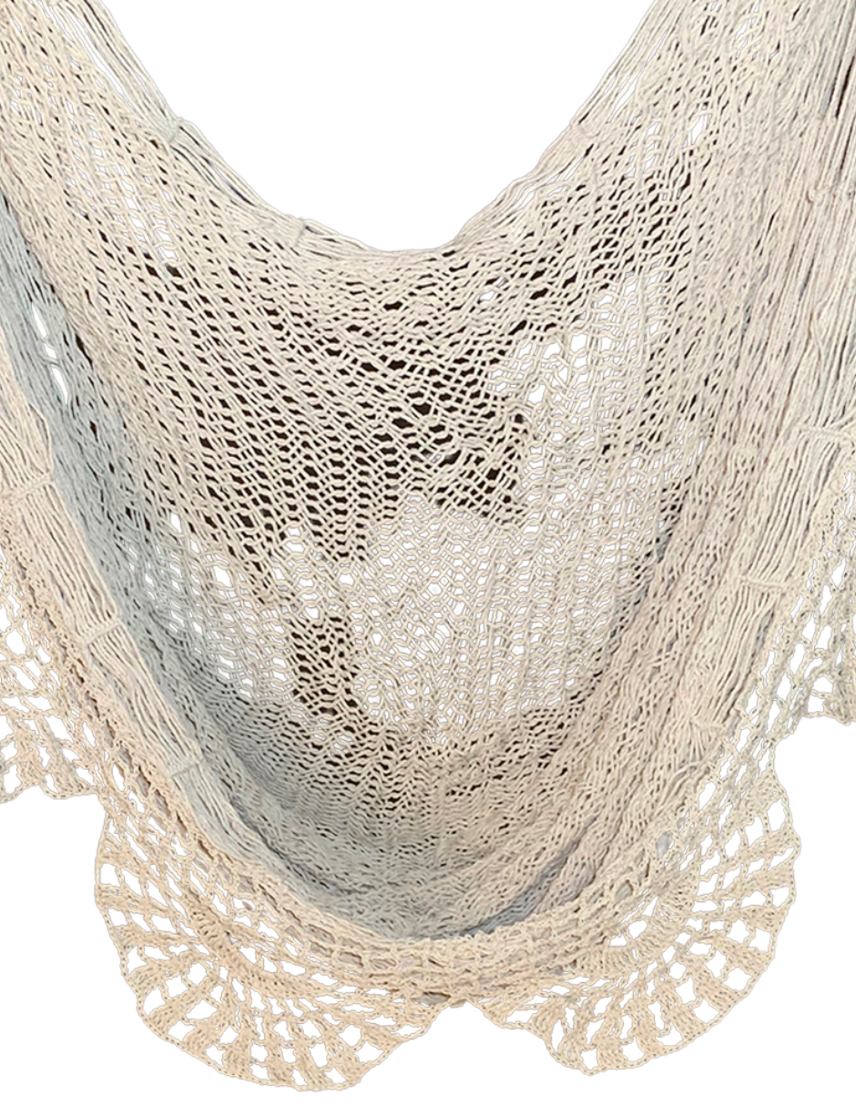 Droit avec macramé
