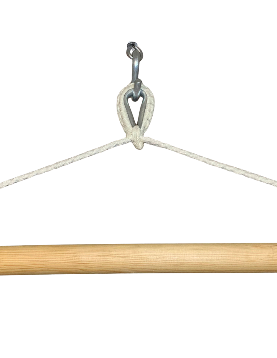 Droit avec macramé