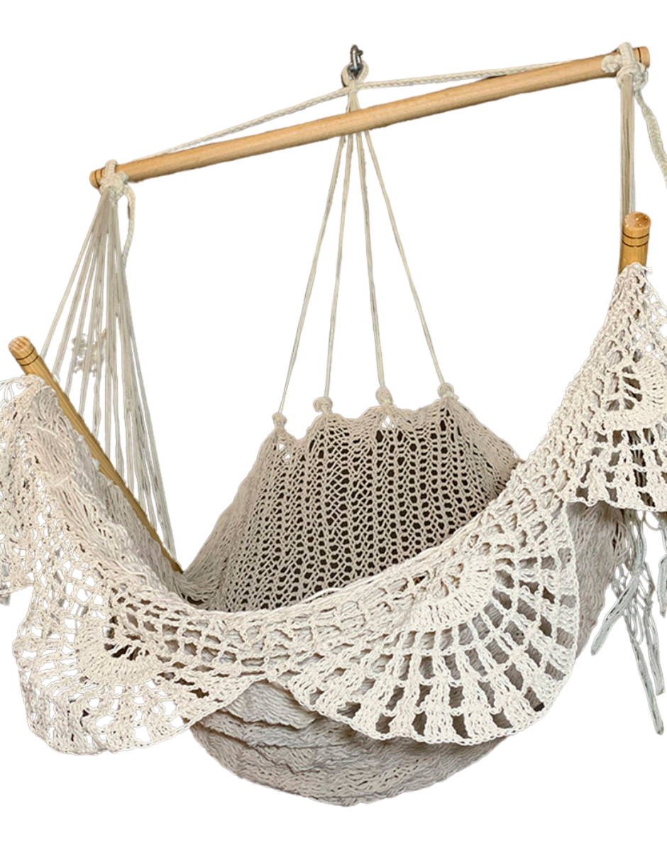 3 Rods with Macramé