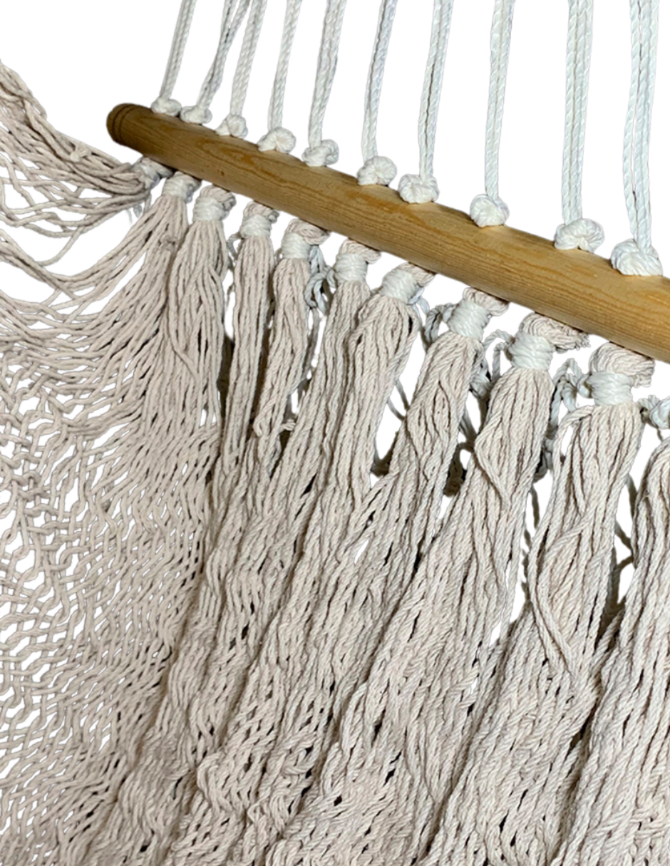 3 Rods with Macramé