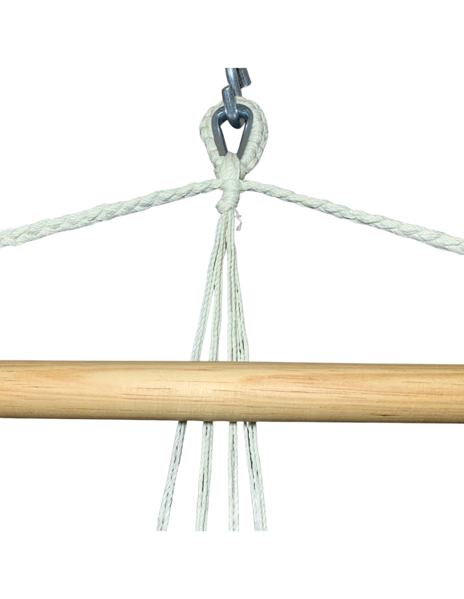 3 Rods with Macramé