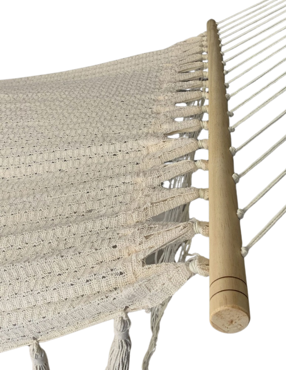 Tissu Droit avec Pompons