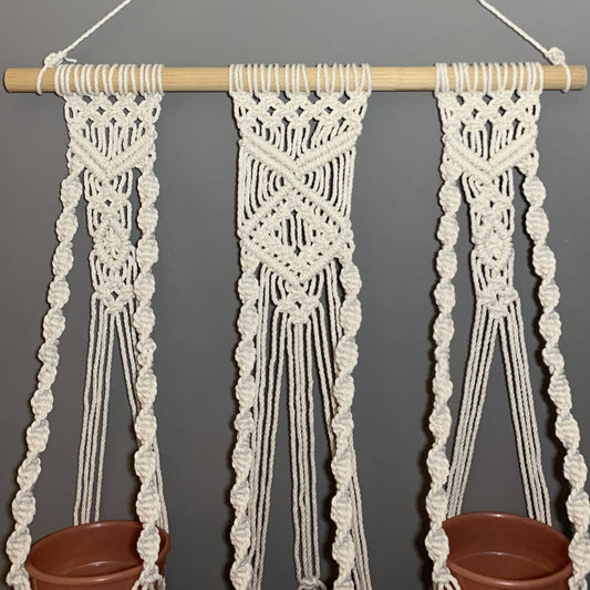 Tapiz Macetero Triple