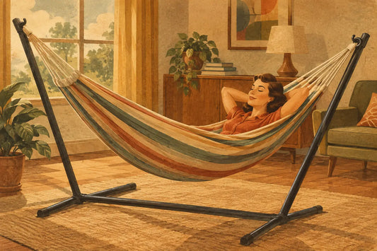 Mejores soportes para hamaca portátil en casa