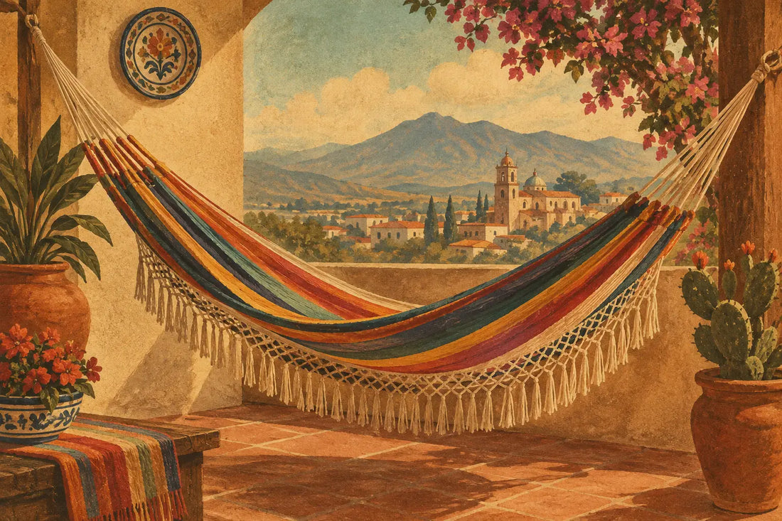 Hamacas mexicanas para descansar y decorar