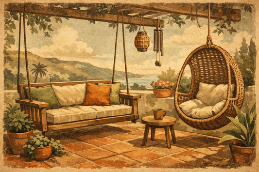 Cómo cuidar muebles colgantes exteriores