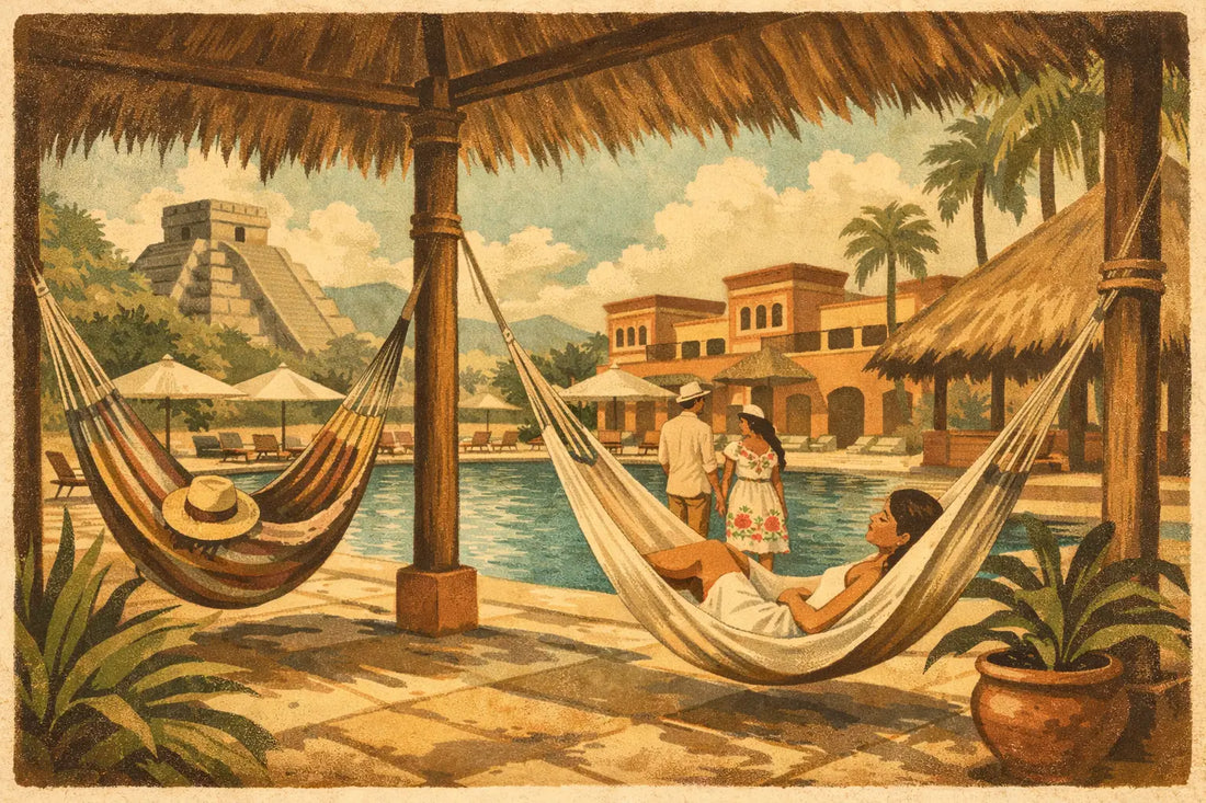 Proyecto hotelero con hamacas y esencia yucateca