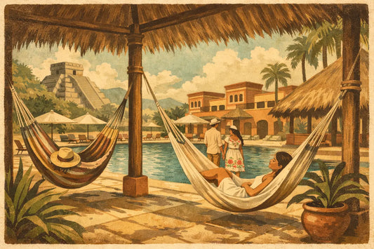 Proyecto hotelero con hamacas y esencia yucateca