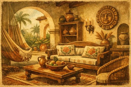 Decoración yucateca para hogar con calidez real