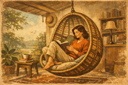 Sillón colgante para leer: cómo elegirlo bien