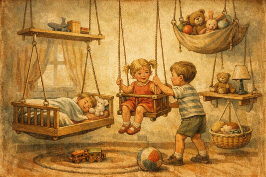 Guía de muebles colgantes infantiles seguros