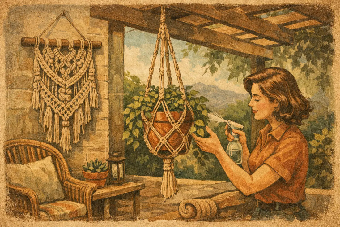Cómo cuidar macramé en exterior sin dañarlo