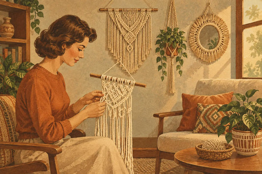 Macramé moderno: ideas para decorar con calidez