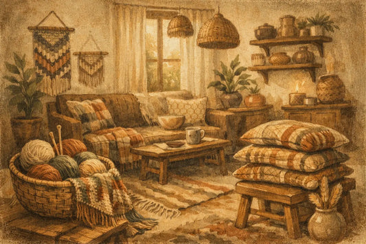 Artesanía textil sostenible para un hogar con alma