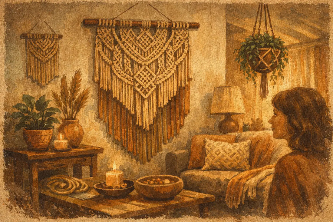 Macramé decorativo para dar calidez a tu hogar