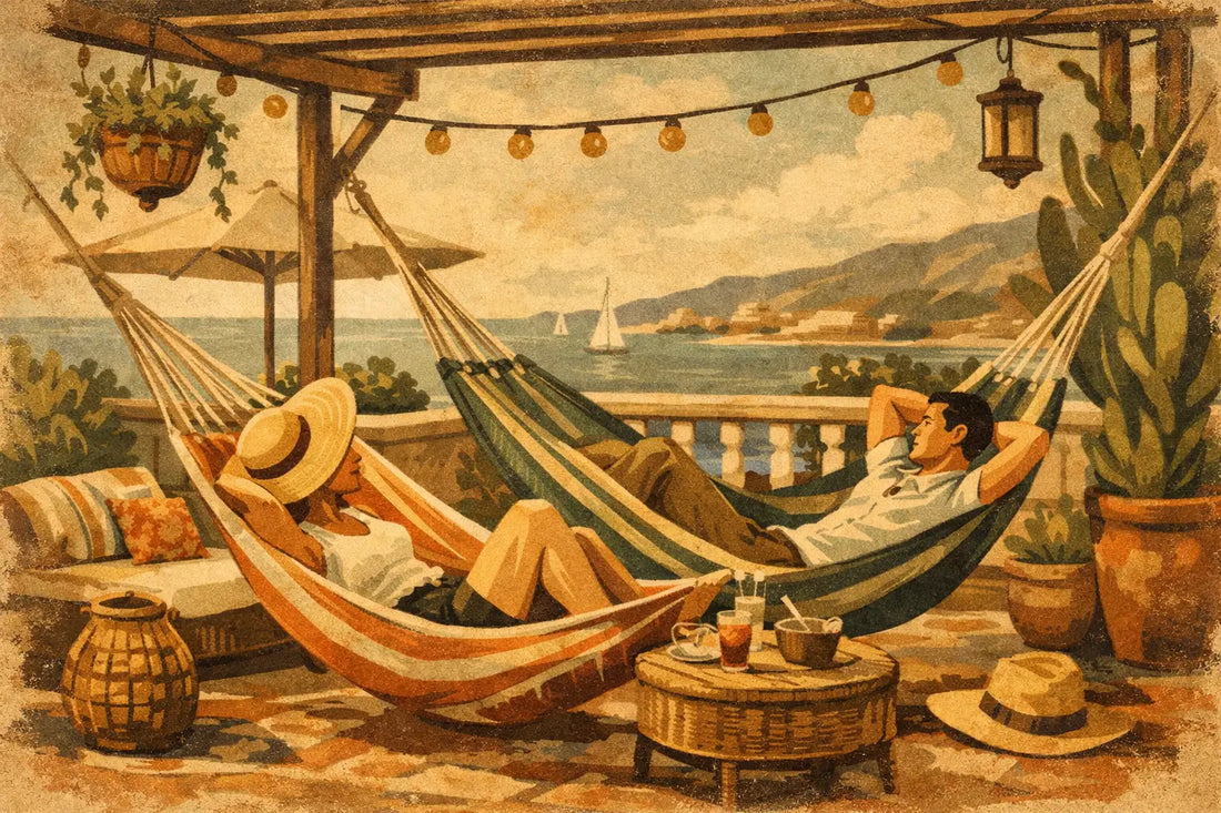 Cómo decorar terraza con hamacas y estilo