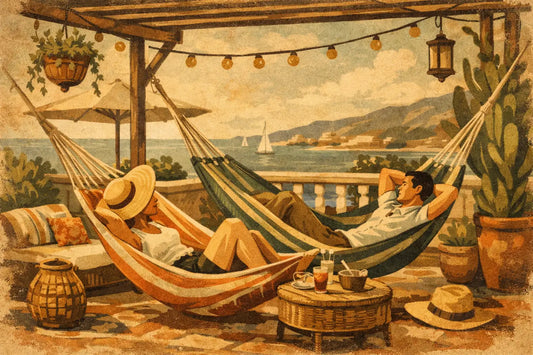 Cómo decorar terraza con hamacas y estilo