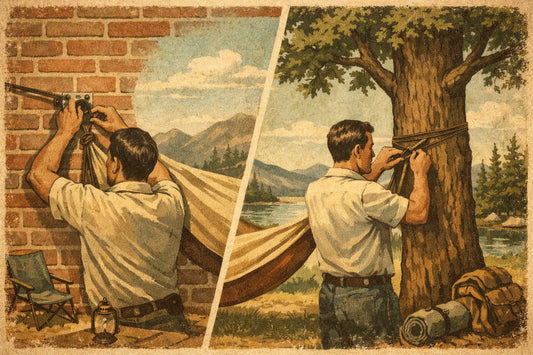 Anclaje pared versus árbol: ¿qué conviene más?