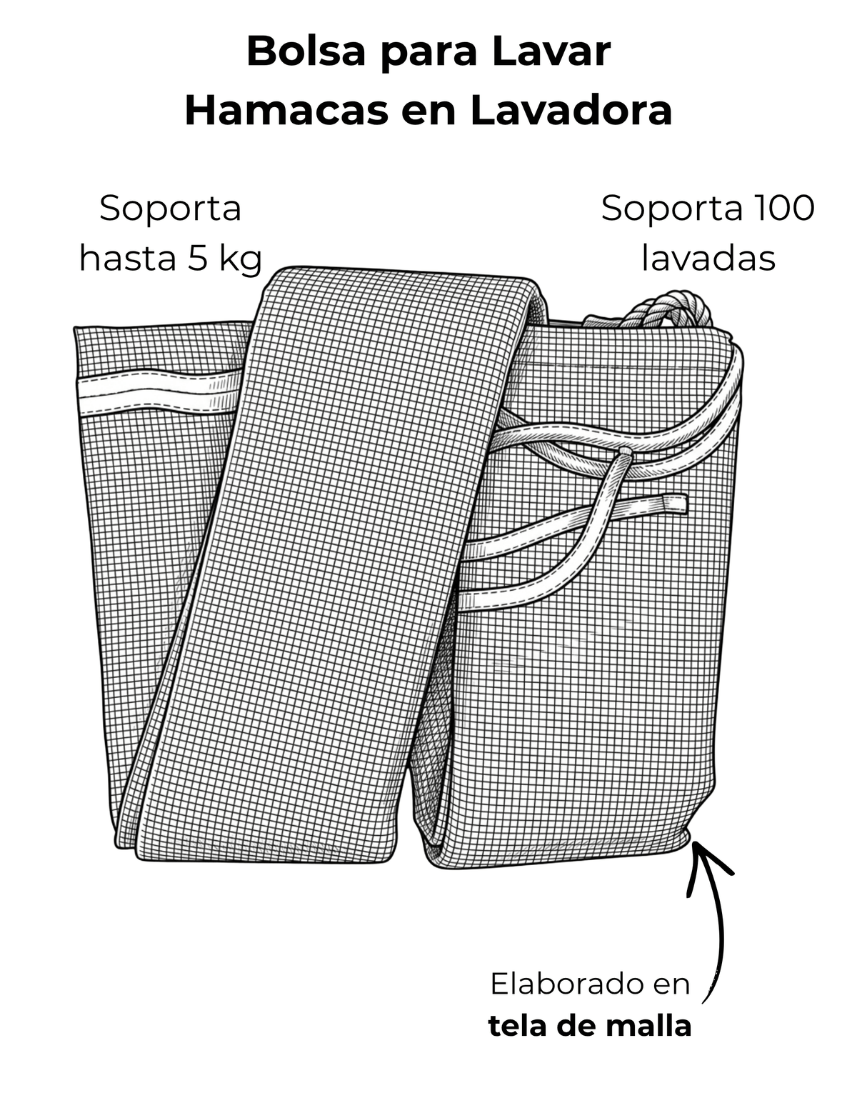 Bolsa para Lavar Hamacas Ficha