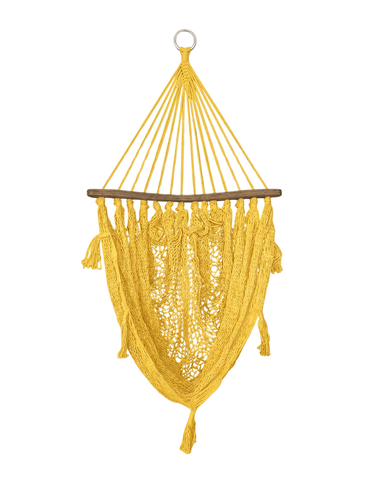 Columpio Curvo para Niños Amarillo Canario