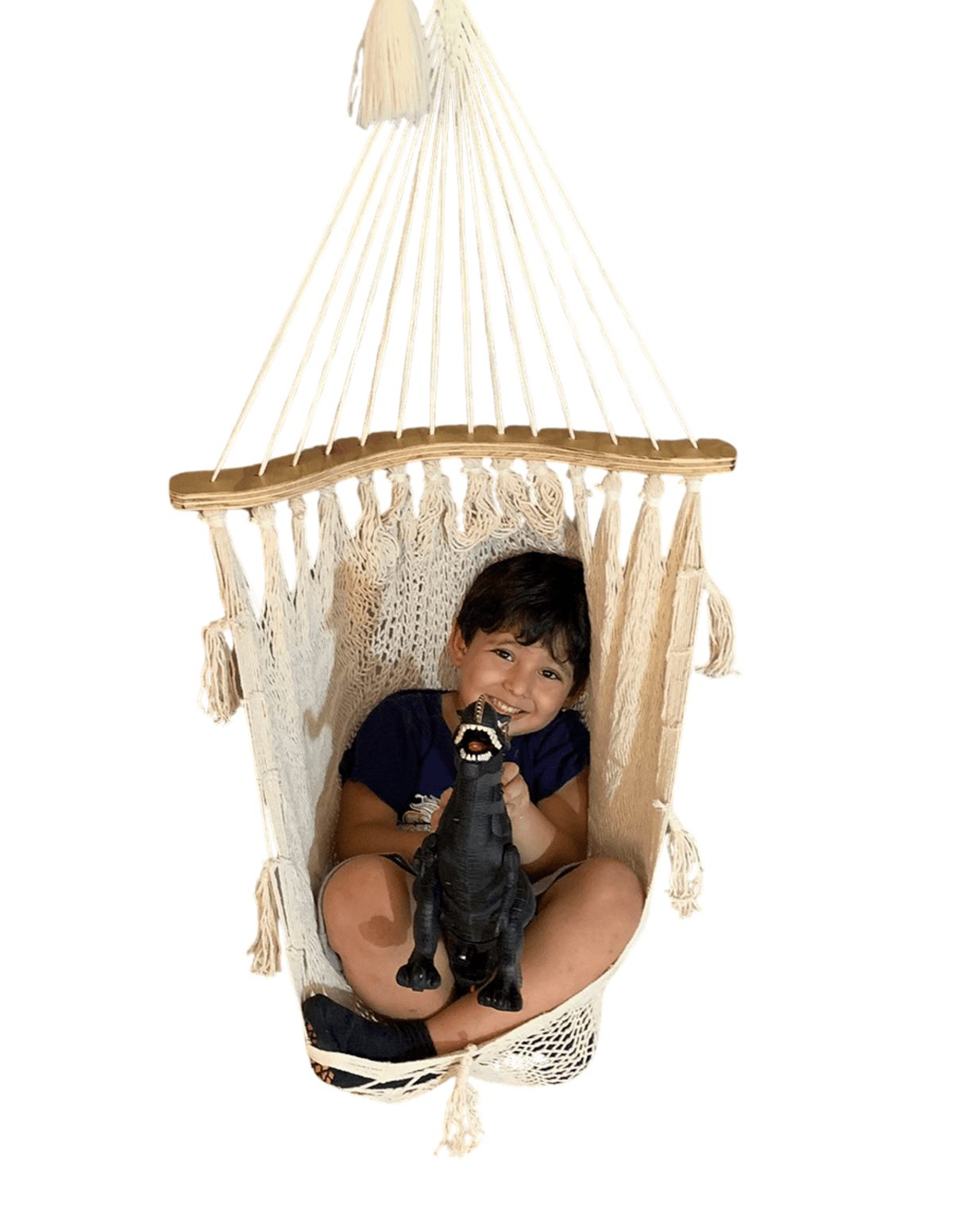 Columpio Curvo para Niños Natural5