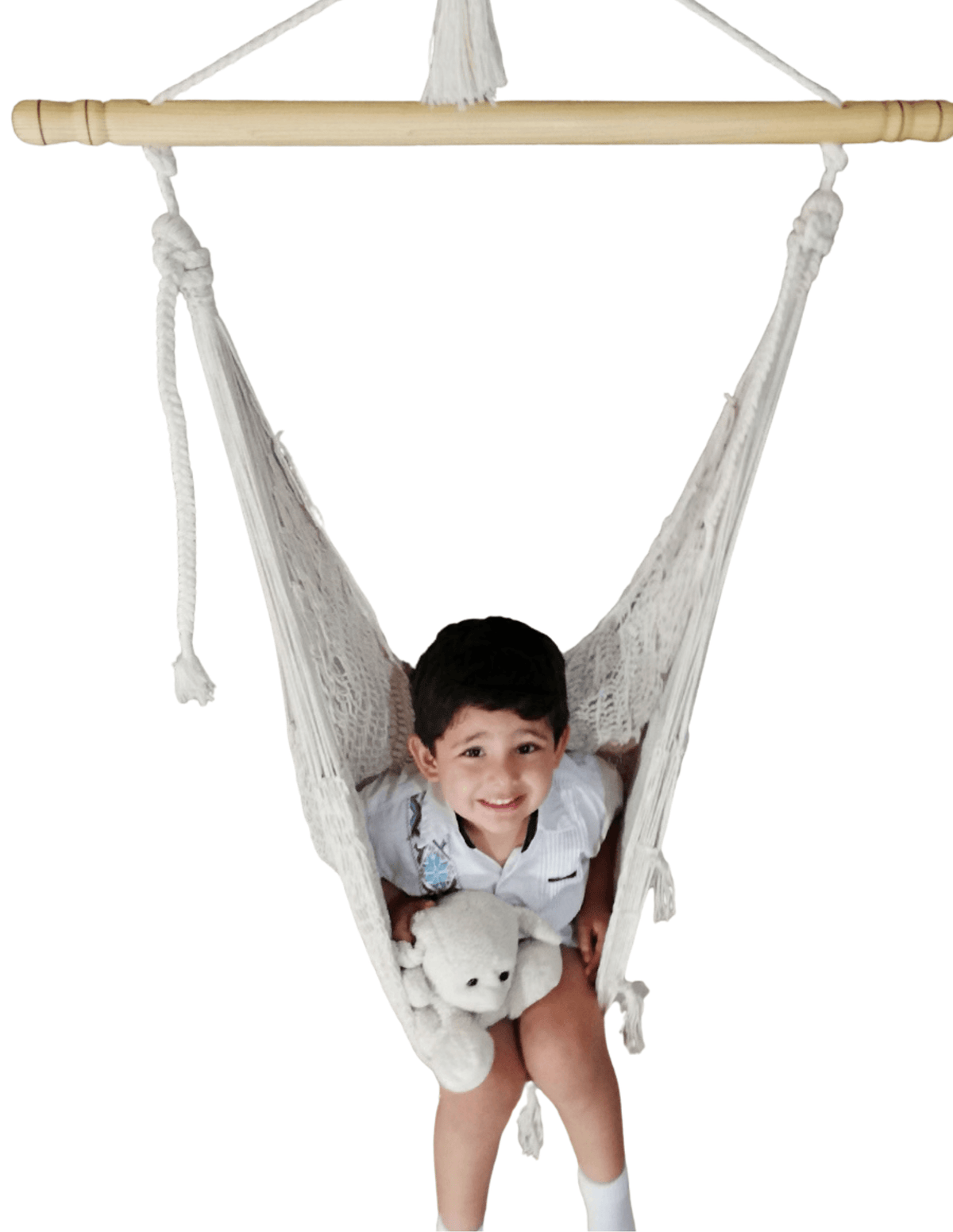 Columpio Recto para Niños Natural5