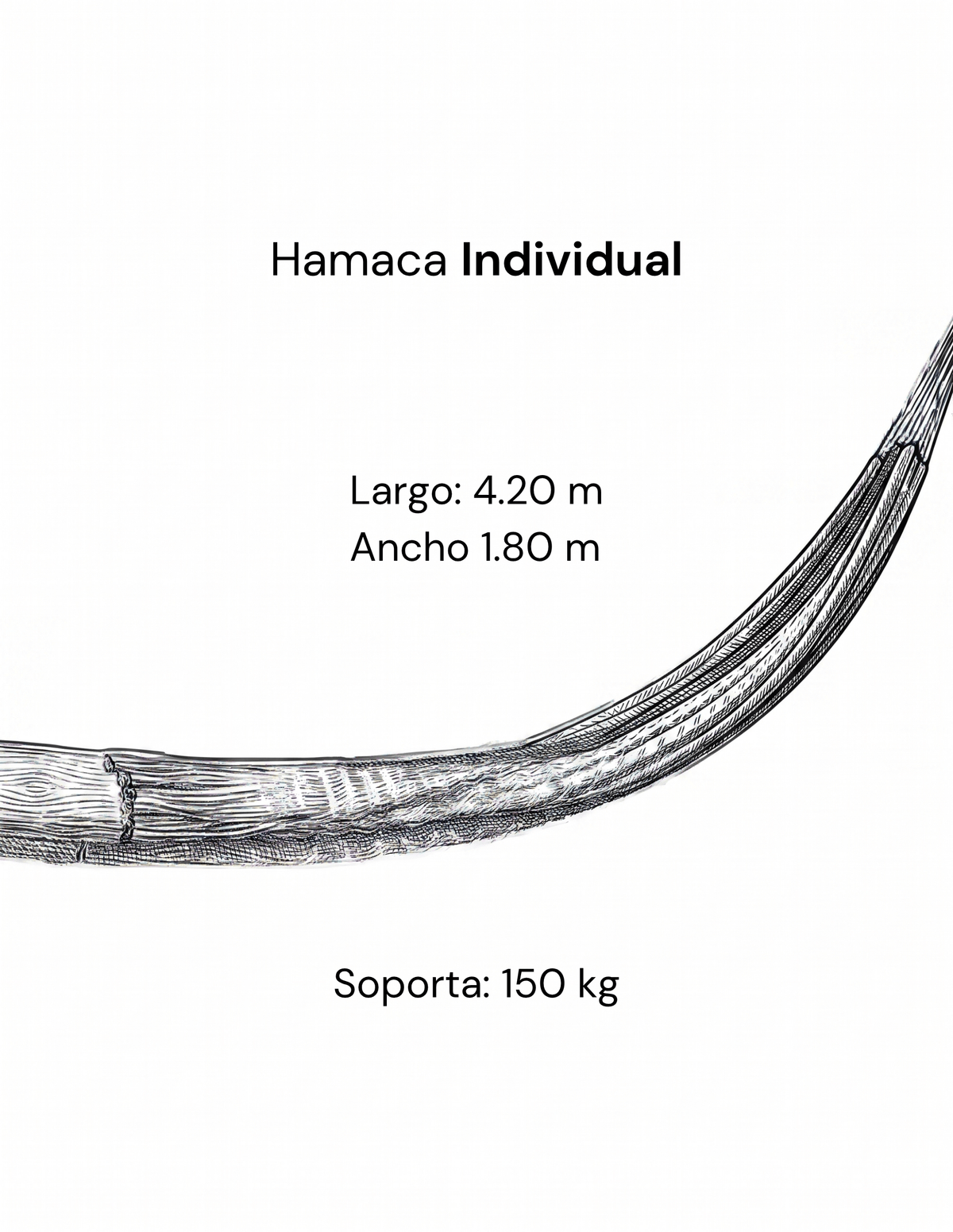 Hamaca Tradicional Individual Ficha Técnica