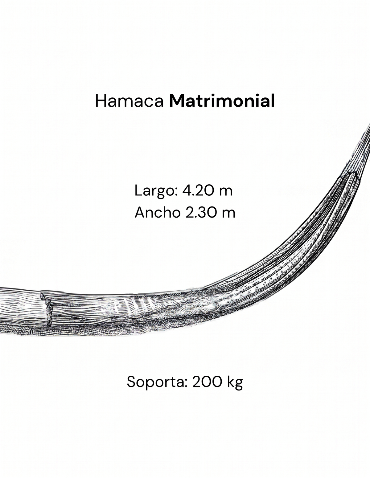 Hamaca Tradicional Matrimonial Ficha Técnica