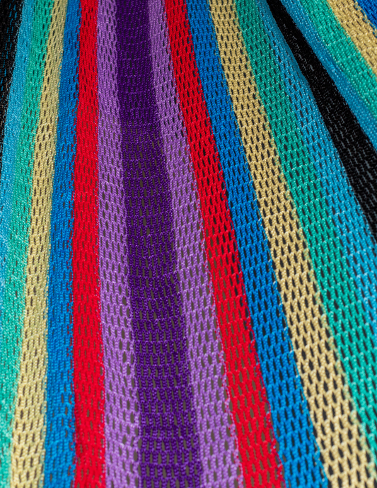 Tissu en filet de nylon moyen