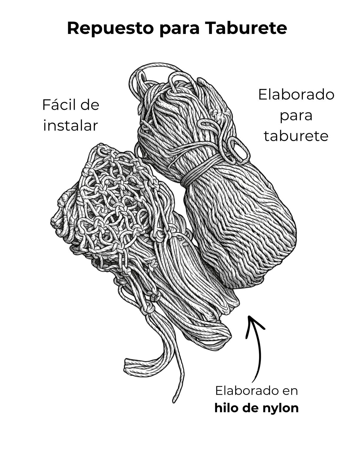 Repuesto Taburete Ficha