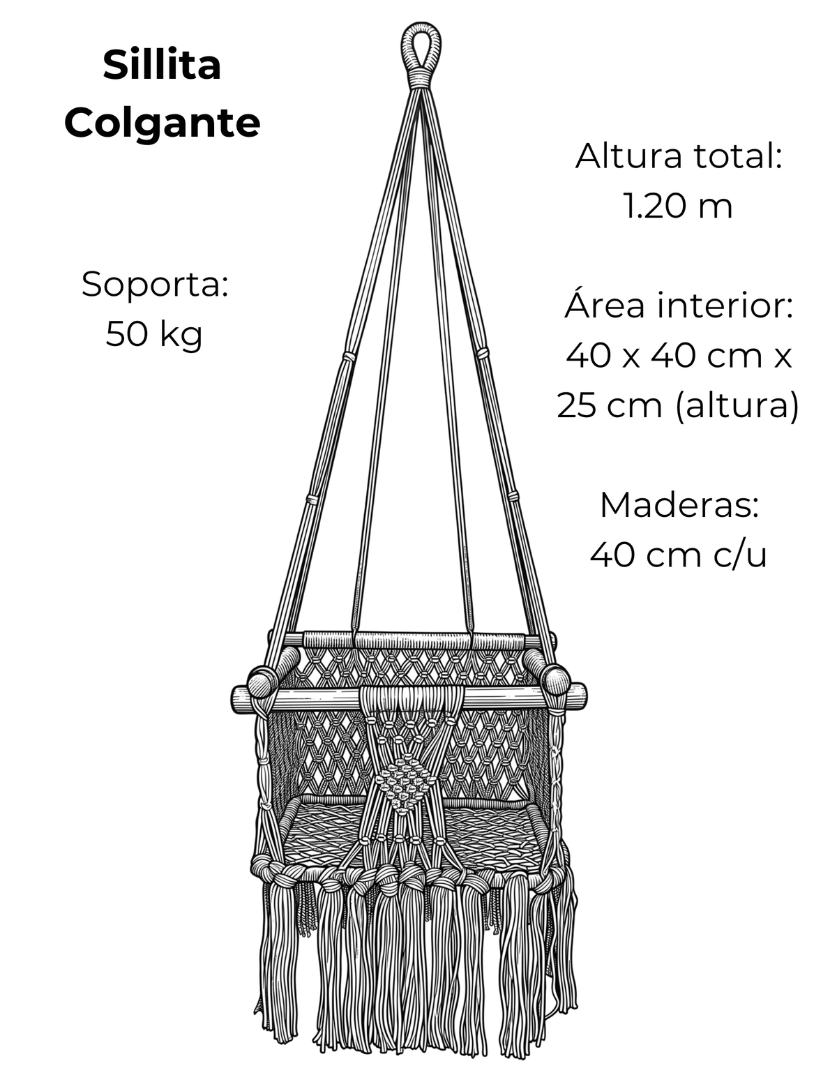 Sillita Colgante Ficha