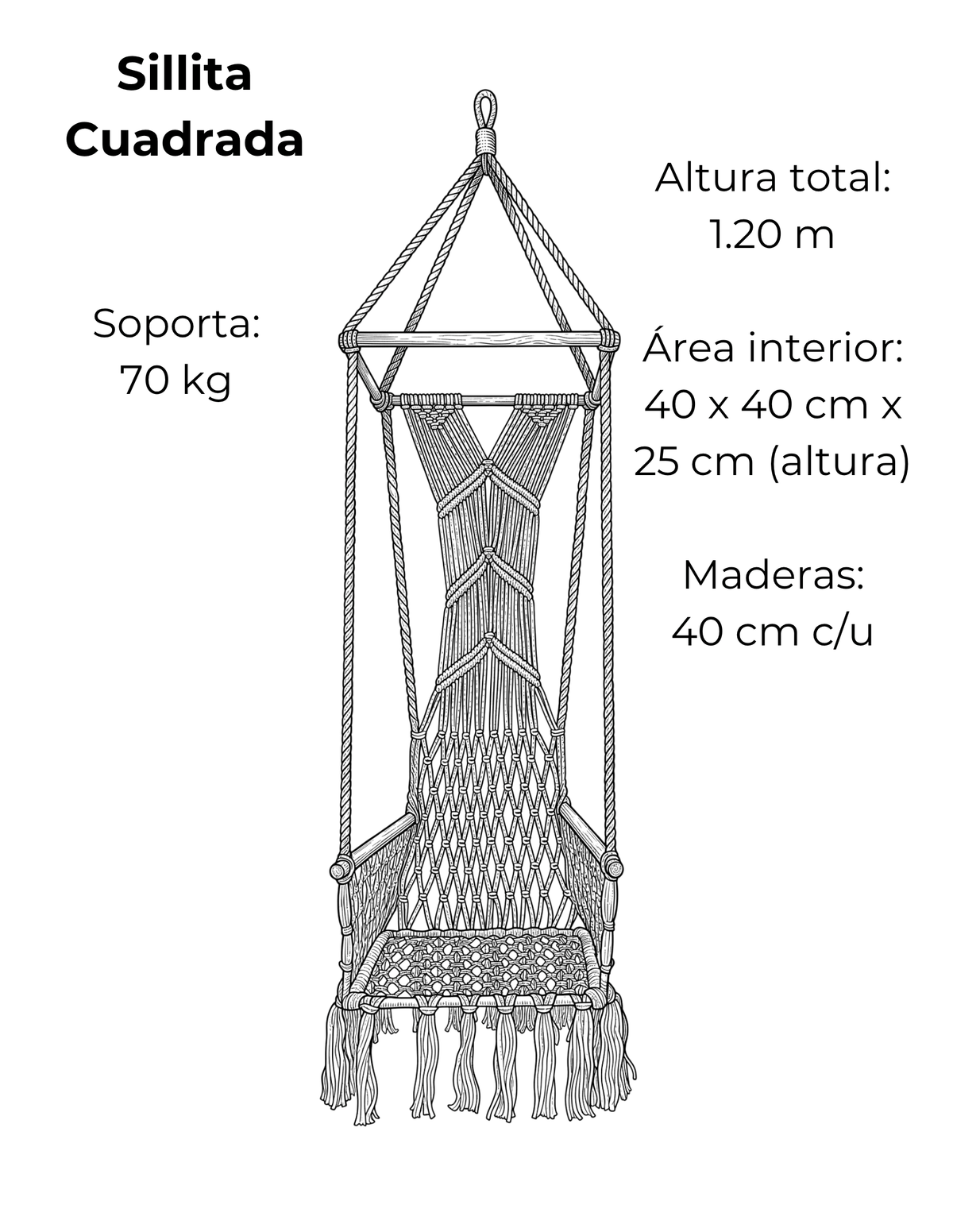 Sillita Cuadrada Ficha
