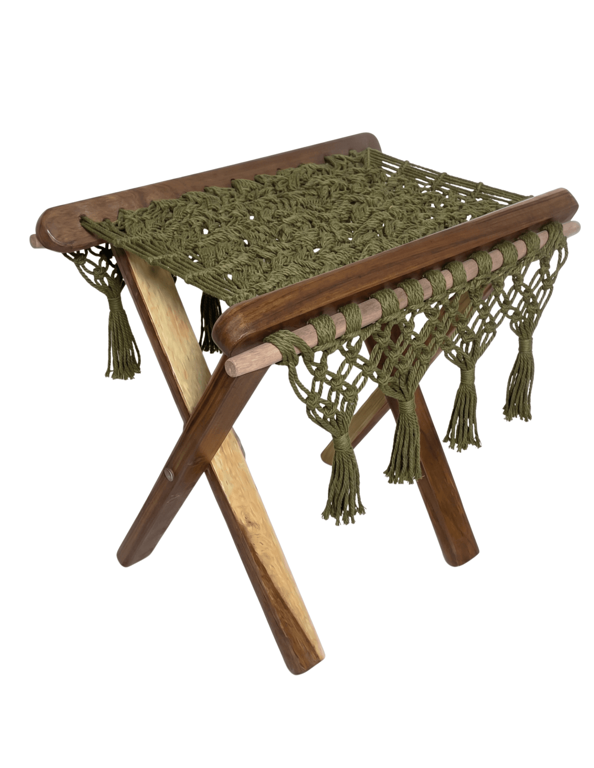Taburete Verde Olivo