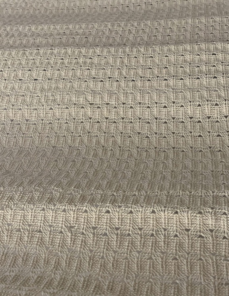 Fabric Curve with Pompoms