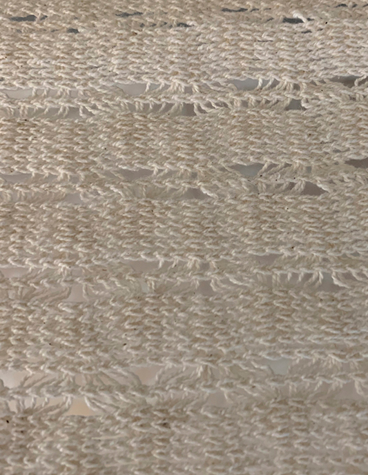Recta de Tela con Macramé