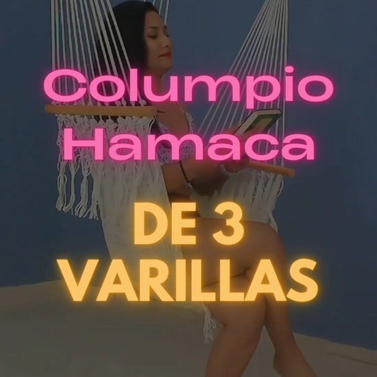 video columpio hamaca de 3 varillas