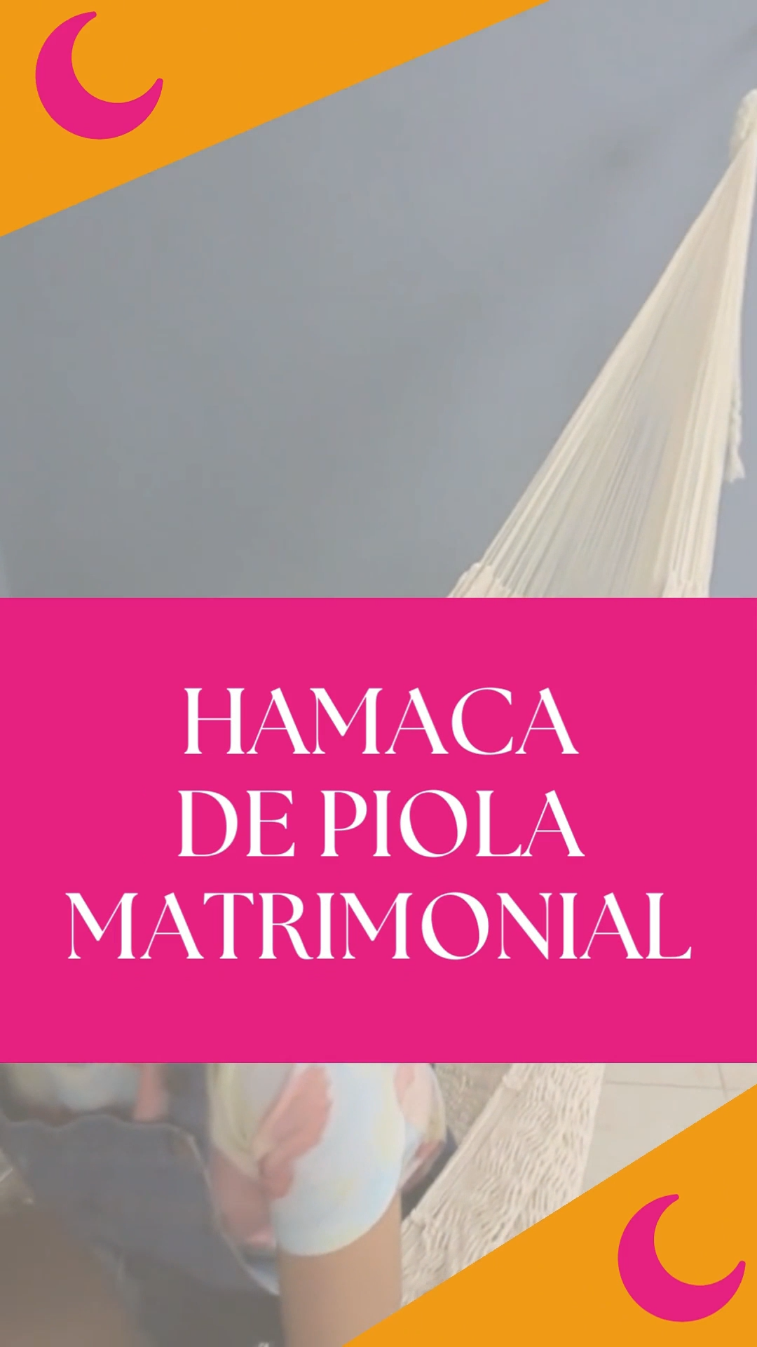 Video Hamaca de Piola Matrimonial
