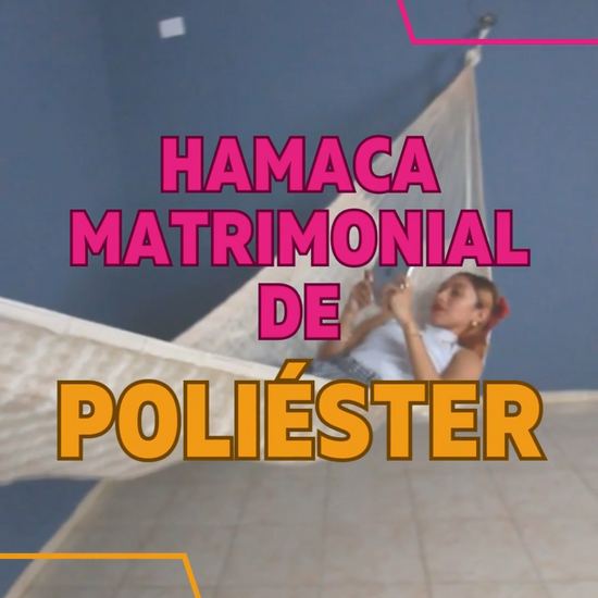 Video Hamaca de Poliester Matrimonial