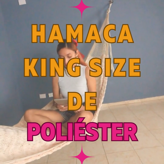 Video Hamaca de Poliester King Size