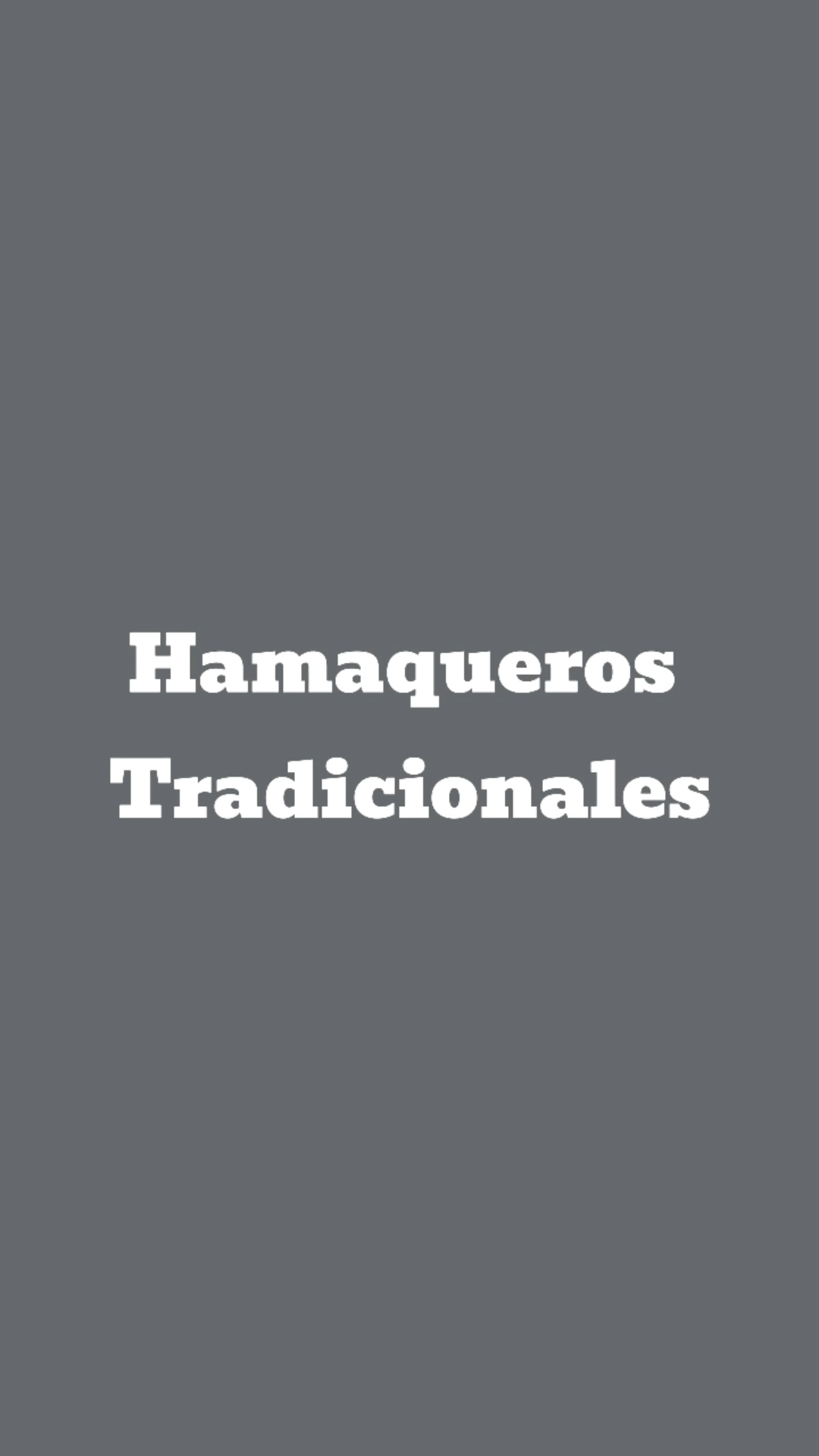 Video Hamaqueros Tradicionales