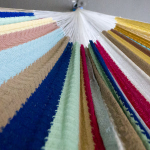 Hamaca Matrimonial de Seda o Crochet Multicolor