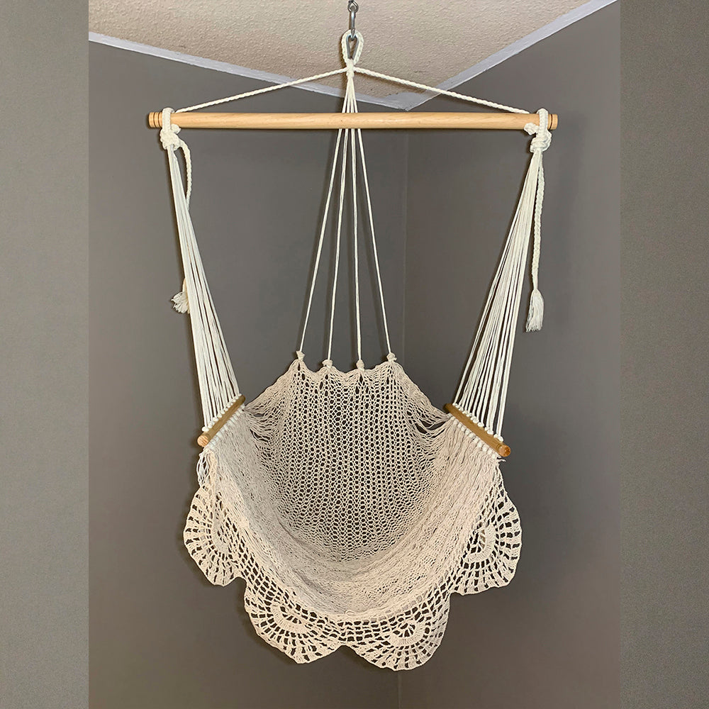 3 tiges avec macramé