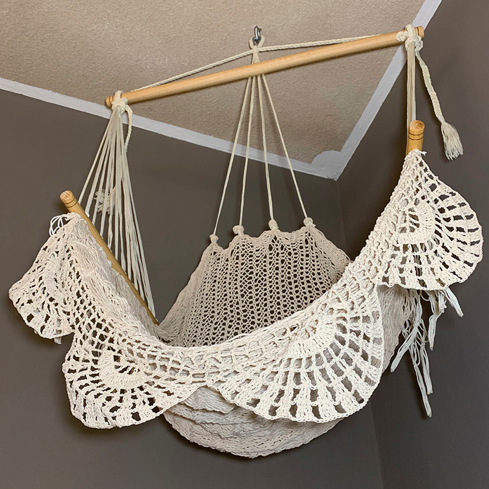 3 tiges avec macramé